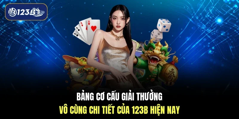 Bảng cơ cấu giải thưởng vô cùng chi tiết của 123B hiện nay