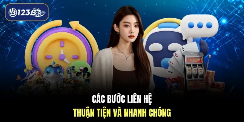 Các bước liên hệ thuận tiện và nhanh chóng