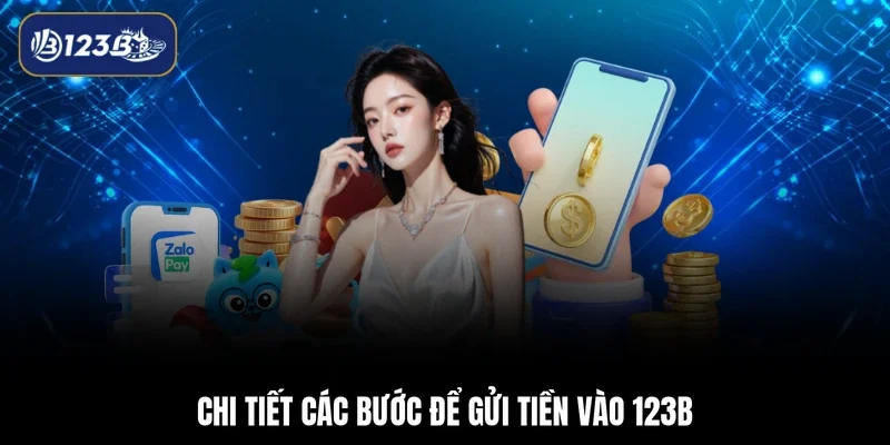 Chi tiết các bước để gửi tiền vào 123B
