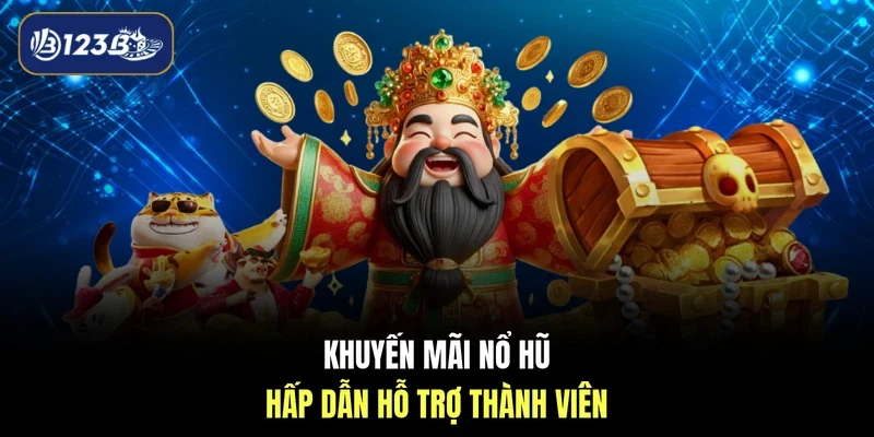 Khuyến mãi nổ hũ hấp dẫn hỗ trợ thành viên
